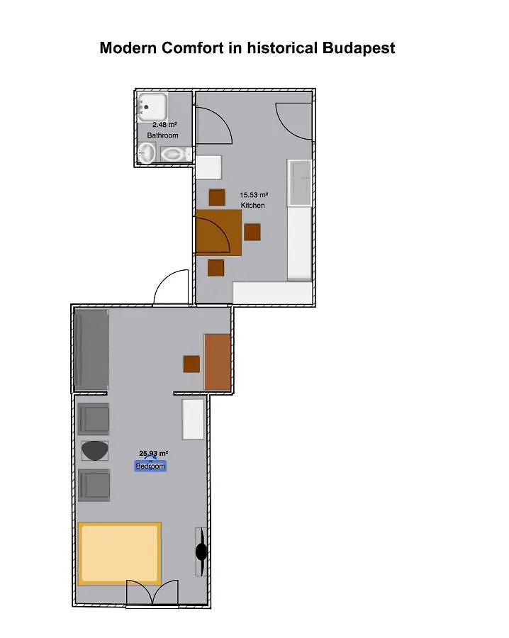 Apartment Modern Comfort In Historical Budapest